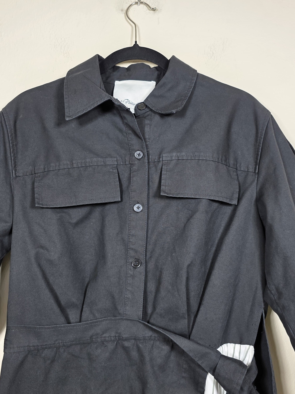 3.1 PHILLIP LIM WRAP SHIRT DRESS SIZE 6 MSRP $750 - Picture 6 of 13
